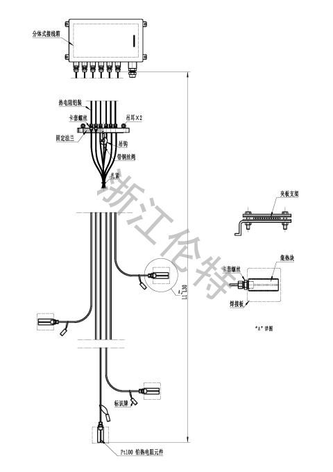 儲罐多點熱電阻